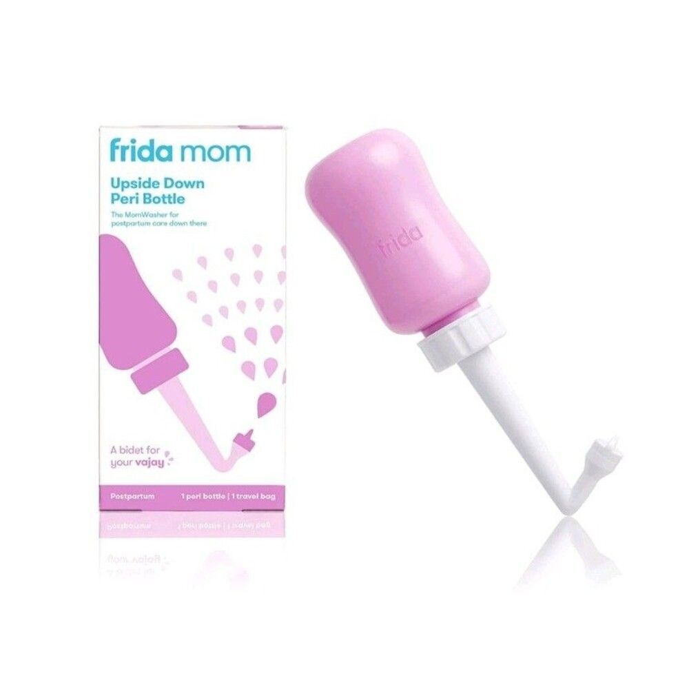 Frida Mom Upside down Peri Bottle for Postpartum Care, Portable Bidet Perineal C